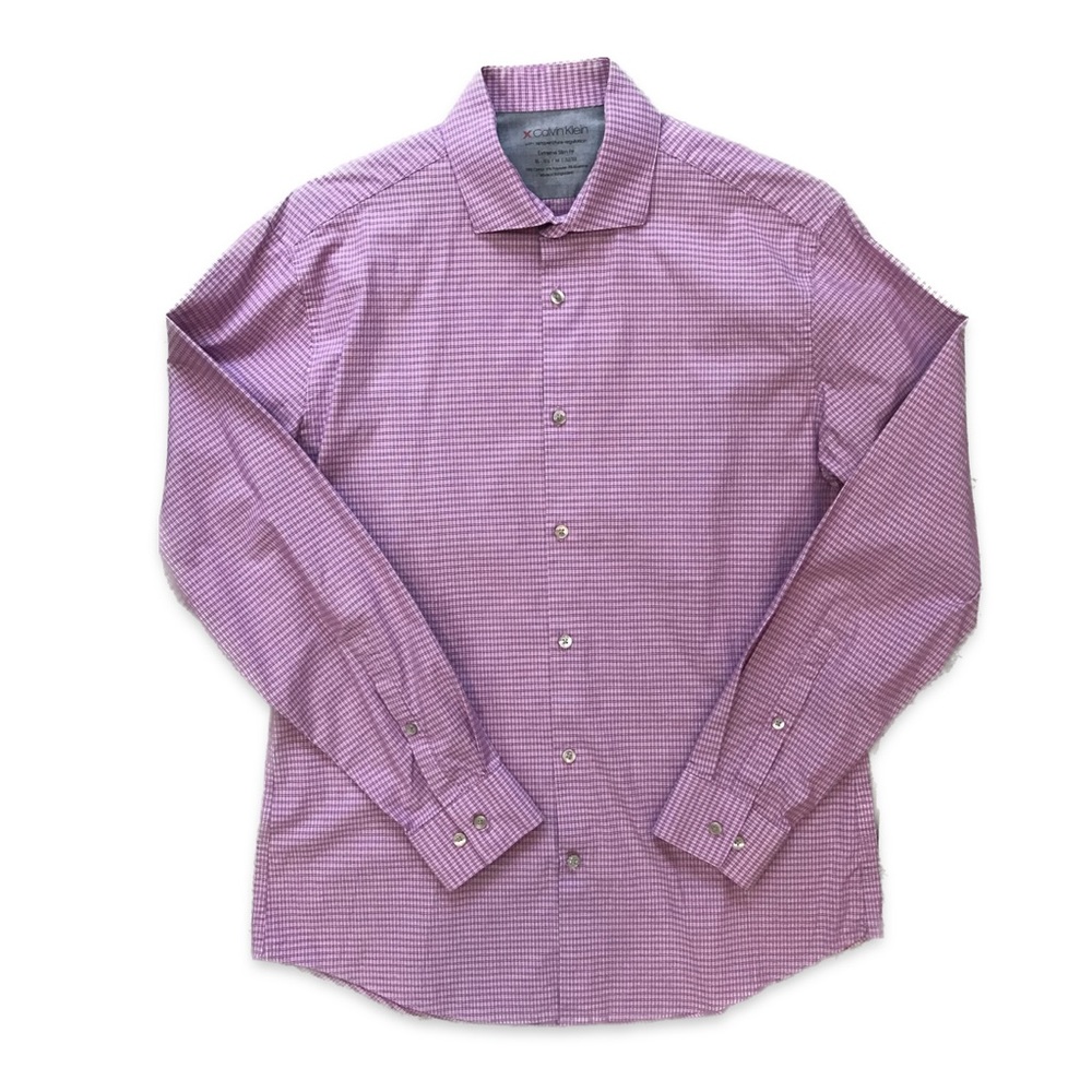 EUC Calvin Klein Extreme Slim Fit Shirt size 15-15 1/2 M 32/33